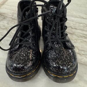 Black Sparkle Boots